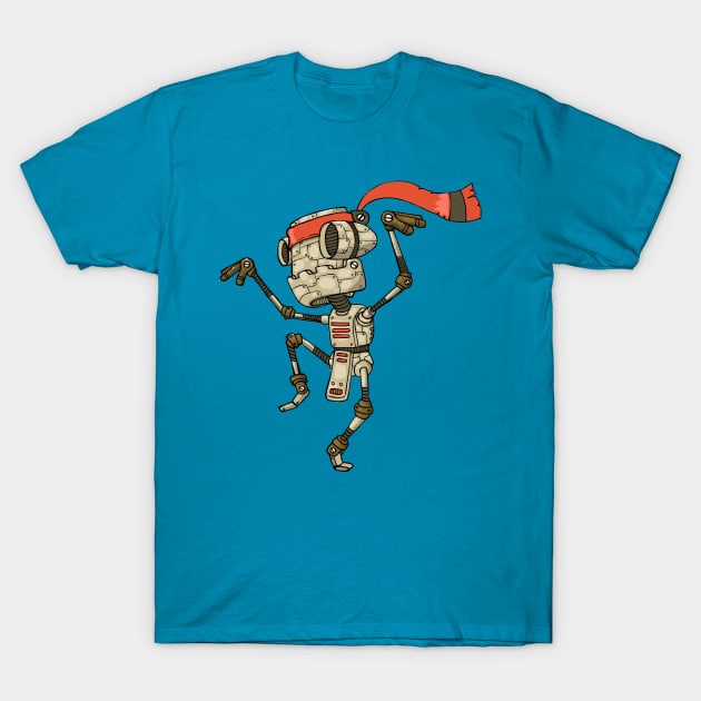 Martial Arts Robots for Karate and Kung Fu Lovers T-Shirt by extrinsiceye